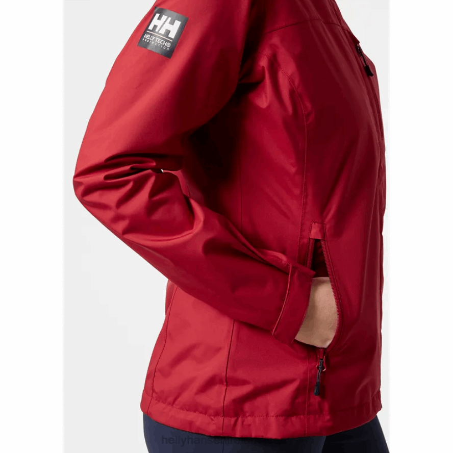 WHITE 8V222F1365 Helly-Hansen WOMEN'S CREW SAILING JACKET