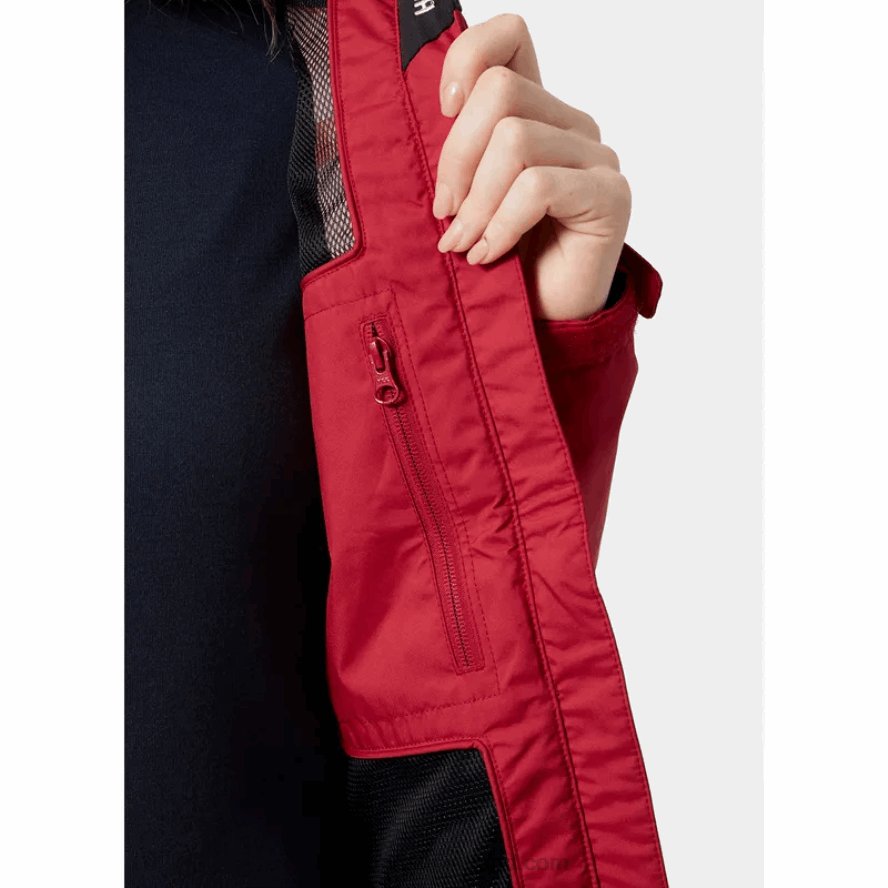 WHITE 8V222F1365 Helly-Hansen WOMEN'S CREW SAILING JACKET