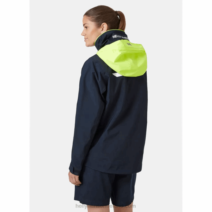 WHITE 8V222F1387 Helly-Hansen WOMEN'S SALT NAVIGATOR SAILING JACKET