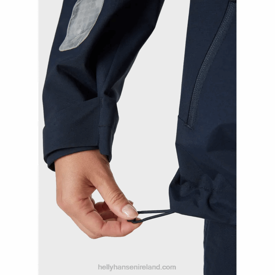 WHITE 8V222F1387 Helly-Hansen WOMEN'S SALT NAVIGATOR SAILING JACKET