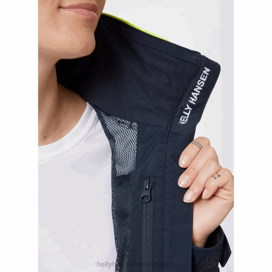 WHITE 8V222F1387 Helly-Hansen WOMEN'S SALT NAVIGATOR SAILING JACKET