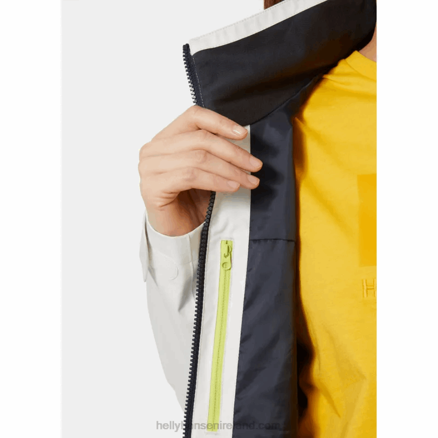 WHITE 8V222F1390 Helly-Hansen WOMEN'S OCEAN RACE SAILING JACKET
