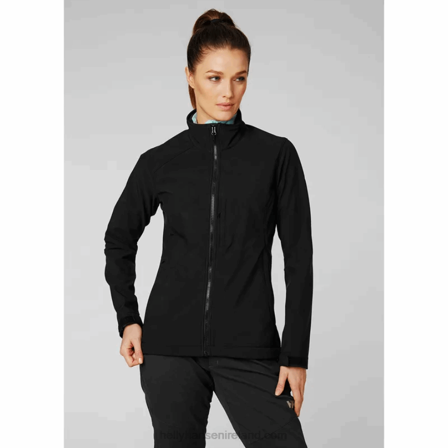BLACK 8V222F1443 Helly-Hansen WOMEN'S PARAMOUNT SOFTSHELL JACKET