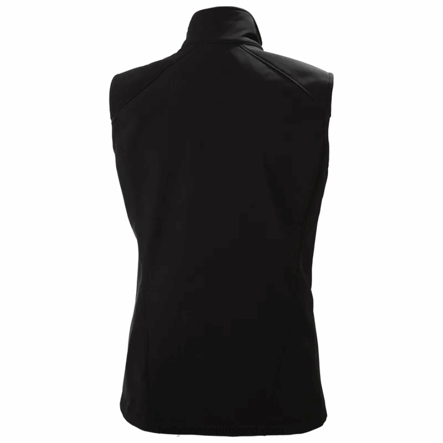 BLACK 8V222F1478 Helly-Hansen WOMEN'S PARAMOUNT SOFTSHELL VEST