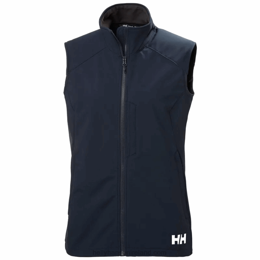 BLACK 8V222F1479 Helly-Hansen WOMEN'S PARAMOUNT SOFTSHELL VEST