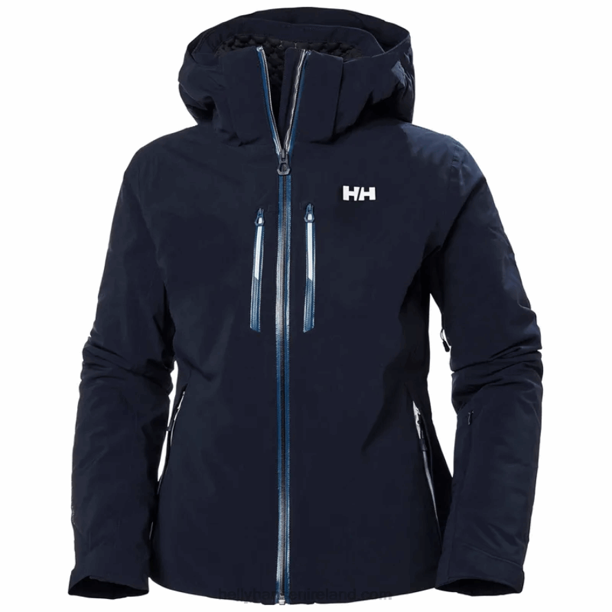 BLACK 8V222F1658 Helly-Hansen WOMEN'S ALPHELIA LIFALOFT SKI JACKET