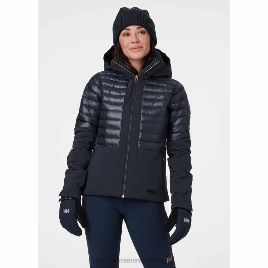 BLACK 8V222F1662 Helly-Hansen WOMEN'S AVANTI SKI JACKET
