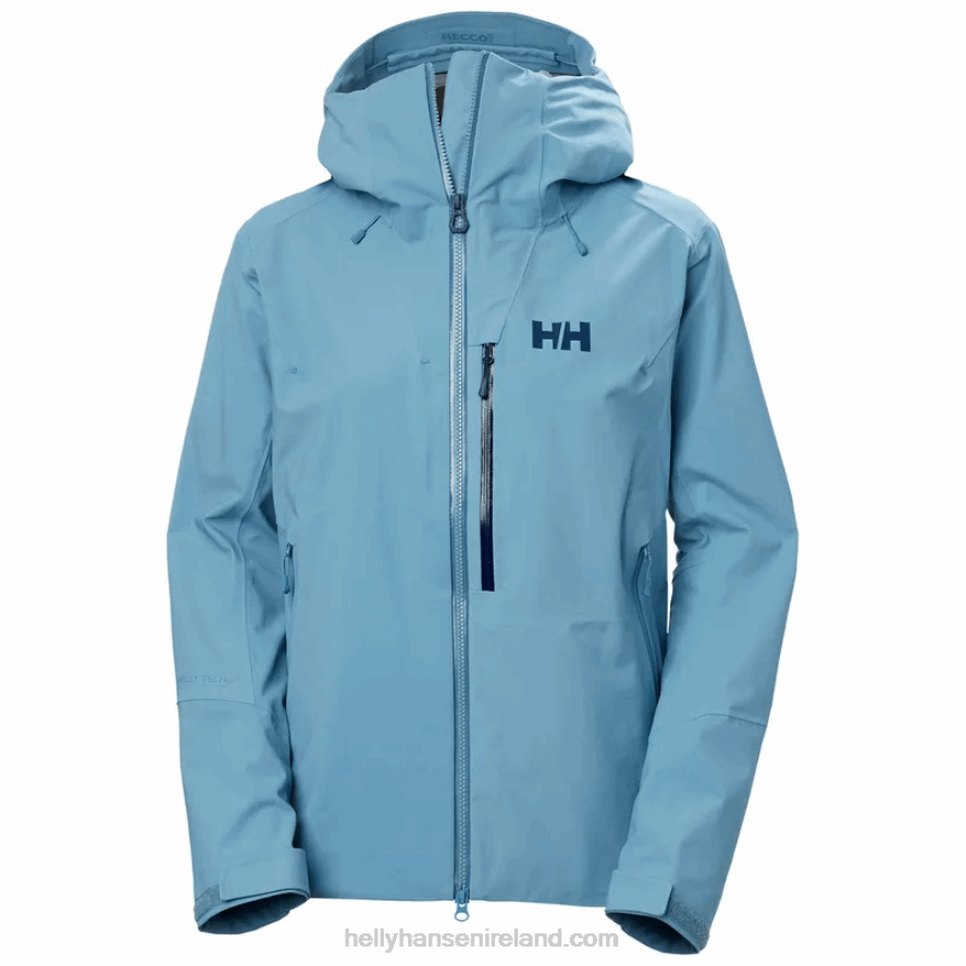 JADE 8V222F1640 Helly-Hansen WOMEN'S VERGLAS BACKCOUNTRY SKI SHELL JACKET