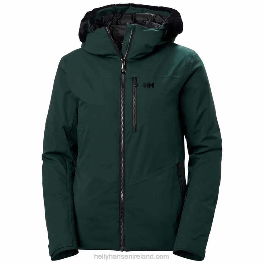 SNOW/NAVY 8V222F2672 Helly-Hansen WOMEN'S VALDISERE PUFFY SKI JACKET