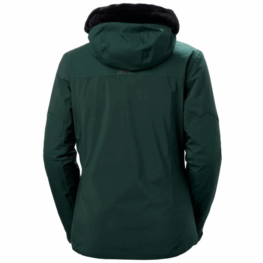 SNOW/NAVY 8V222F2672 Helly-Hansen WOMEN'S VALDISERE PUFFY SKI JACKET