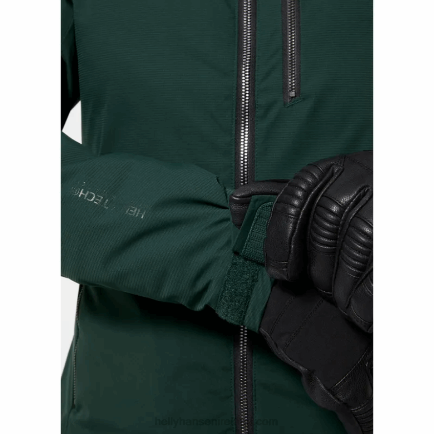 SNOW/NAVY 8V222F2672 Helly-Hansen WOMEN'S VALDISERE PUFFY SKI JACKET