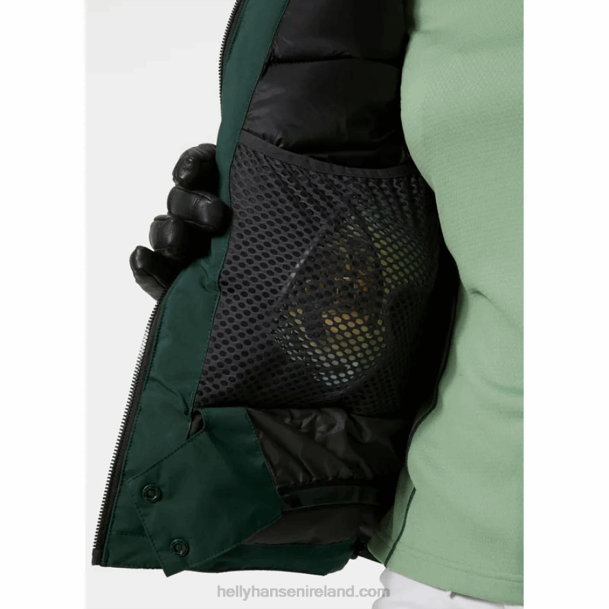 SNOW/NAVY 8V222F2672 Helly-Hansen WOMEN'S VALDISERE PUFFY SKI JACKET