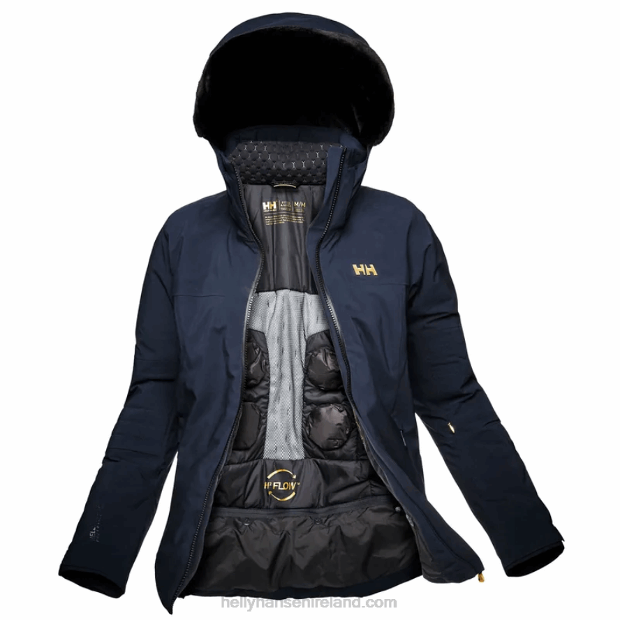 WHITE 8V222F1645 Helly-Hansen Women's Verbier Infinity Ski Jacket