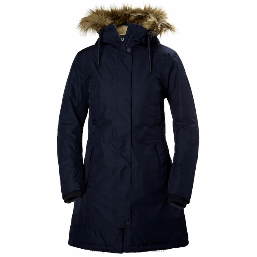 BLACK 8V222F1632 Helly-Hansen WOMEN'S MAYEN WATERPROOF PARKA