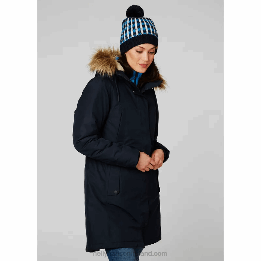 BLACK 8V222F1632 Helly-Hansen WOMEN'S MAYEN WATERPROOF PARKA