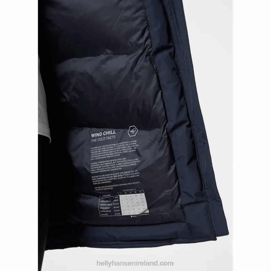 BLACK 8V222F2644 Helly-Hansen W BOUVET DOWN COAT