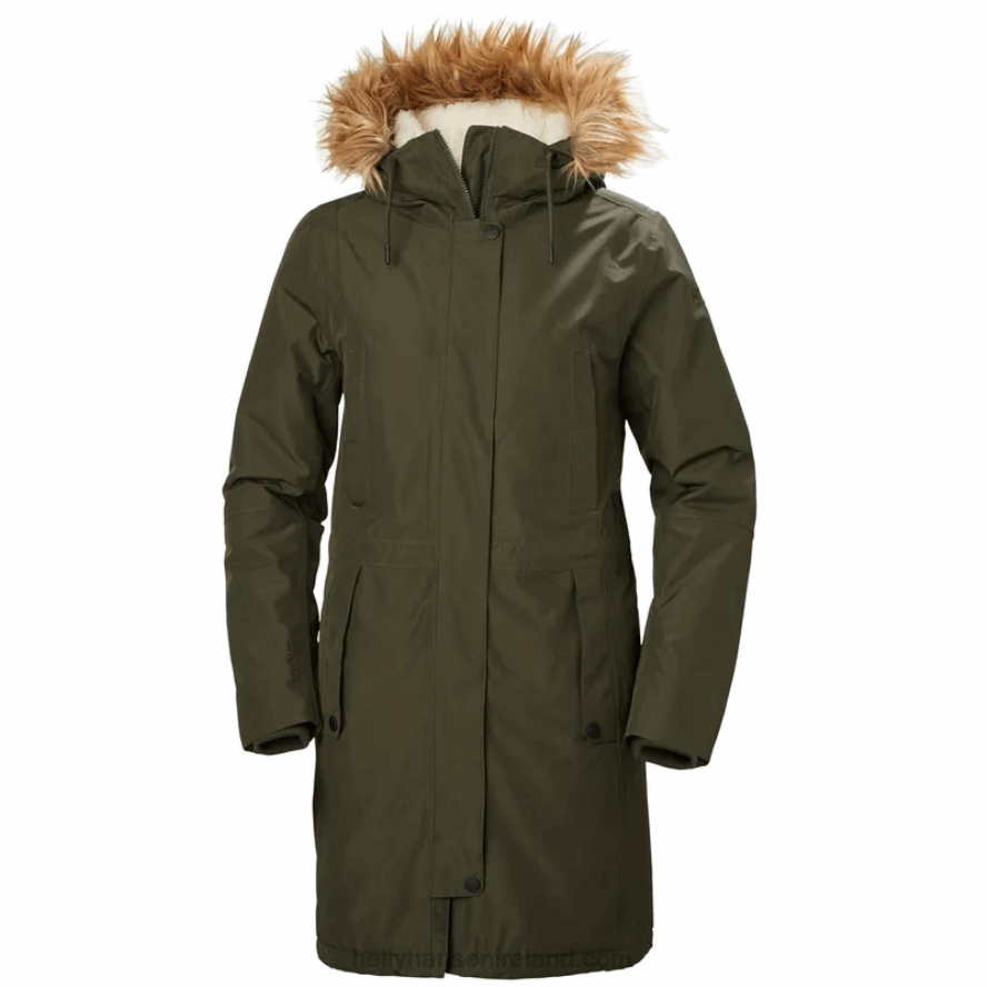 NAVY 8V222F1629 Helly-Hansen WOMEN'S MAYEN WATERPROOF PARKA