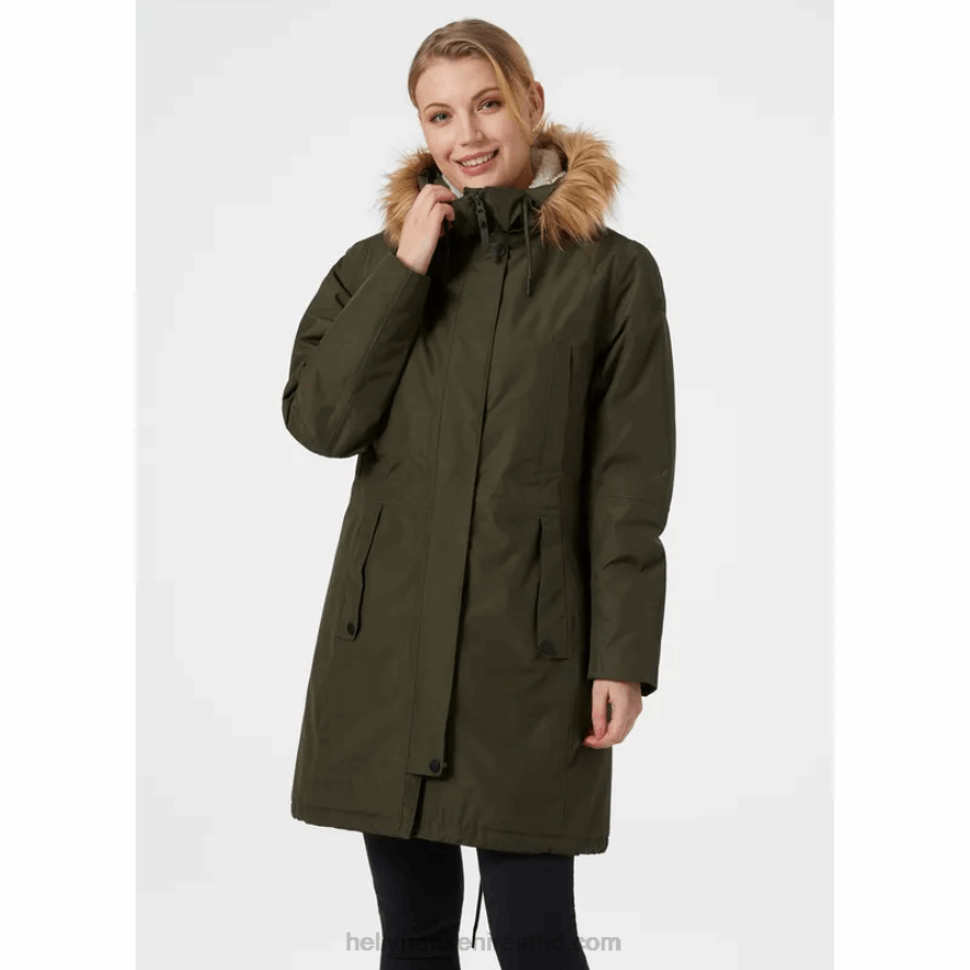 NAVY 8V222F1629 Helly-Hansen WOMEN'S MAYEN WATERPROOF PARKA