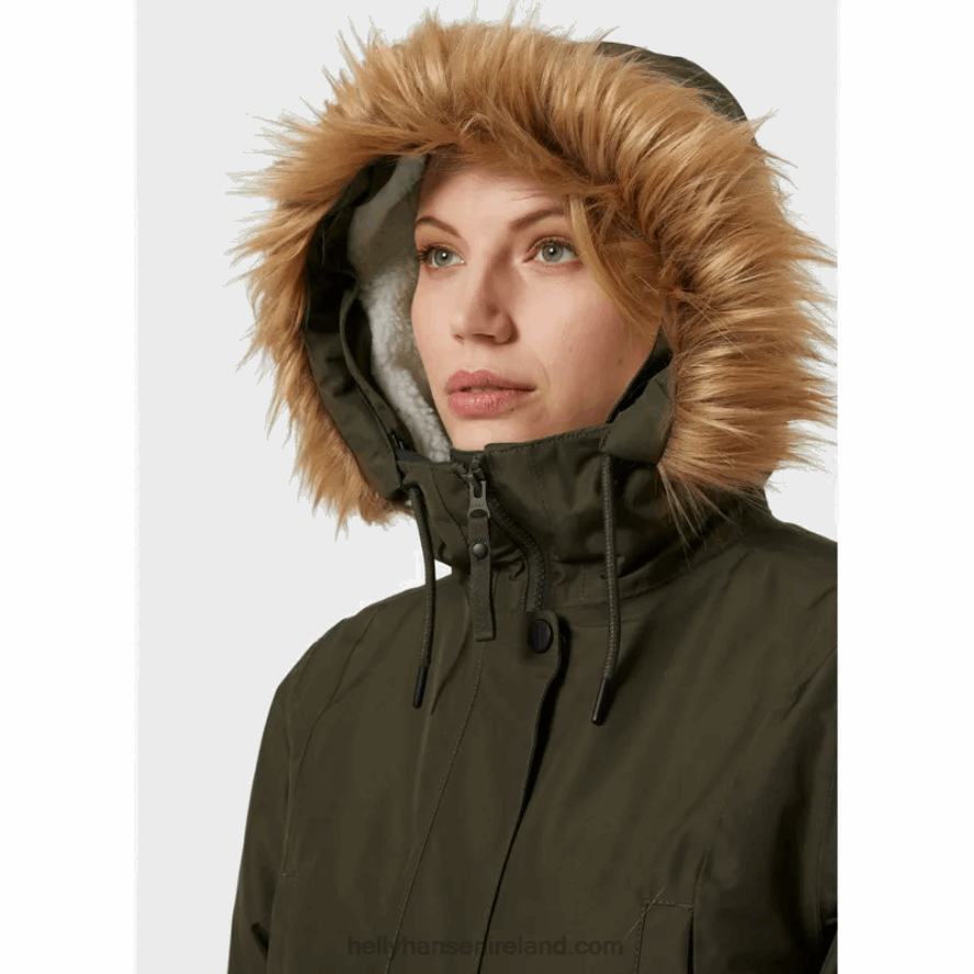 NAVY 8V222F1629 Helly-Hansen WOMEN'S MAYEN WATERPROOF PARKA