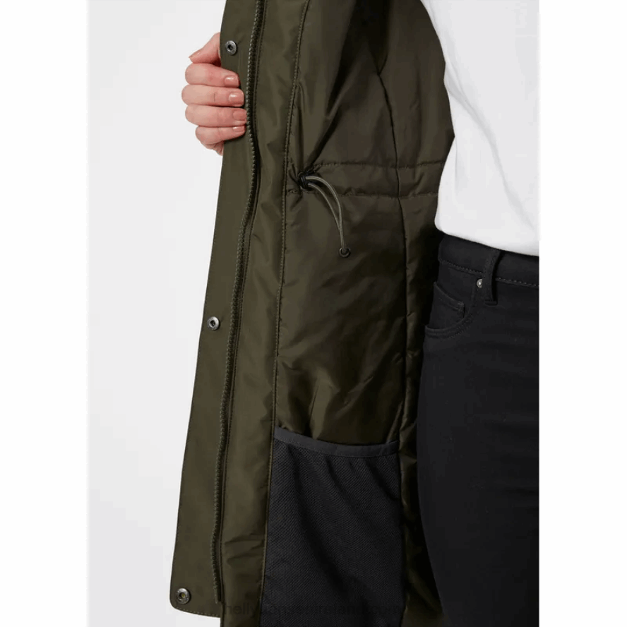 NAVY 8V222F1629 Helly-Hansen WOMEN'S MAYEN WATERPROOF PARKA