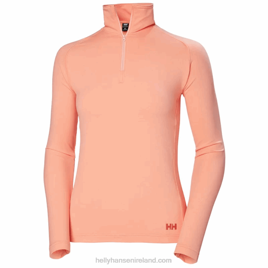 BRIGHT BLUE 8V222F1720 Helly-Hansen WOMEN'S VERGLAS HALF-ZIP MIDLAYER