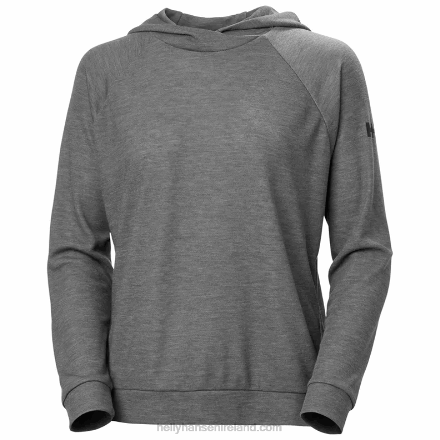 EBONY 8V222F1709 Helly-Hansen WOMEN'S INSHORE QUICK-DRY HOODIE