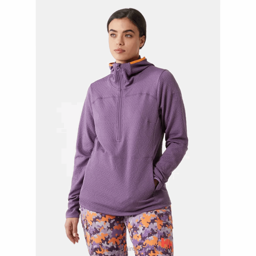 LAV GREEN 8V222F1717 Helly-Hansen WOMEN'S POWDERQUEEN MIDLAYER