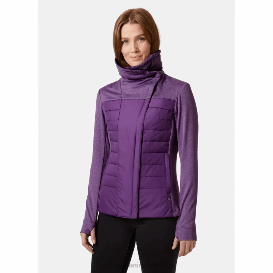 NAVY 8V222F1681 Helly-Hansen WOMEN'S ASTRA MIDLAYER JACKET