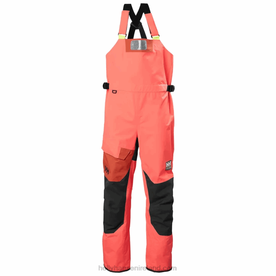 TERRACOTTA/EBONY/NAVY 8V222F2729 Helly-Hansen WOMEN'S NEWPORT COASTAL SAILING BIB