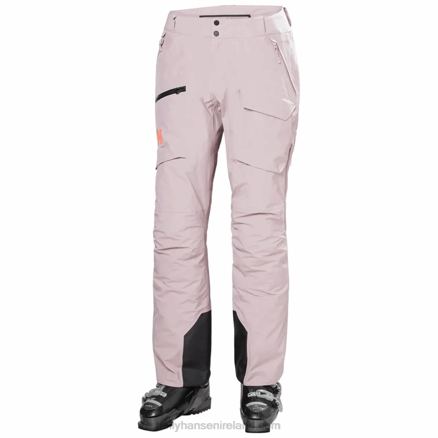 CRUSHED GRA 8V222F1761 Helly-Hansen WOMEN'S AURORA INFINITY SHELL SKI PANTS