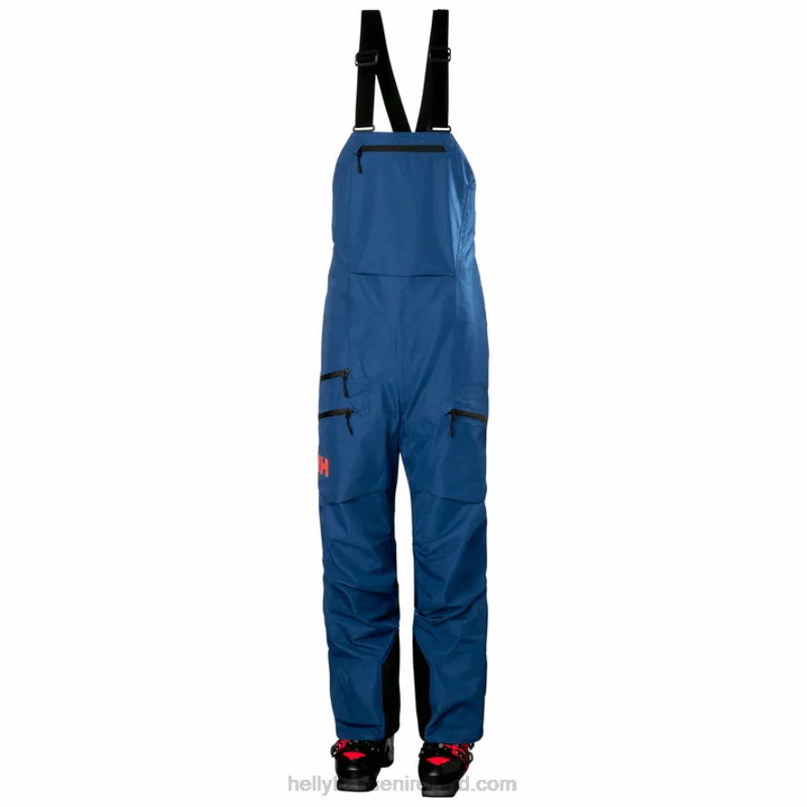 EBONY 8V222F1757 Helly-Hansen WOMEN'S ELEVATION INFINITY SHELL BIB SKI PANTS