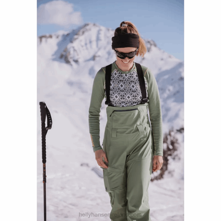 OCEAN 8V222F1746 Helly-Hansen WOMEN'S VERGLAS BACKCOUNTRY SKI BIB PANTS
