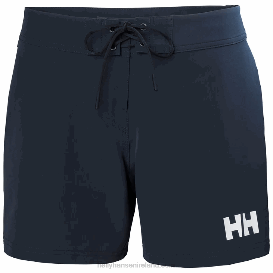 EBONY 8V222F1807 Helly-Hansen WOMEN'S HP BOARD SHORTS 6"