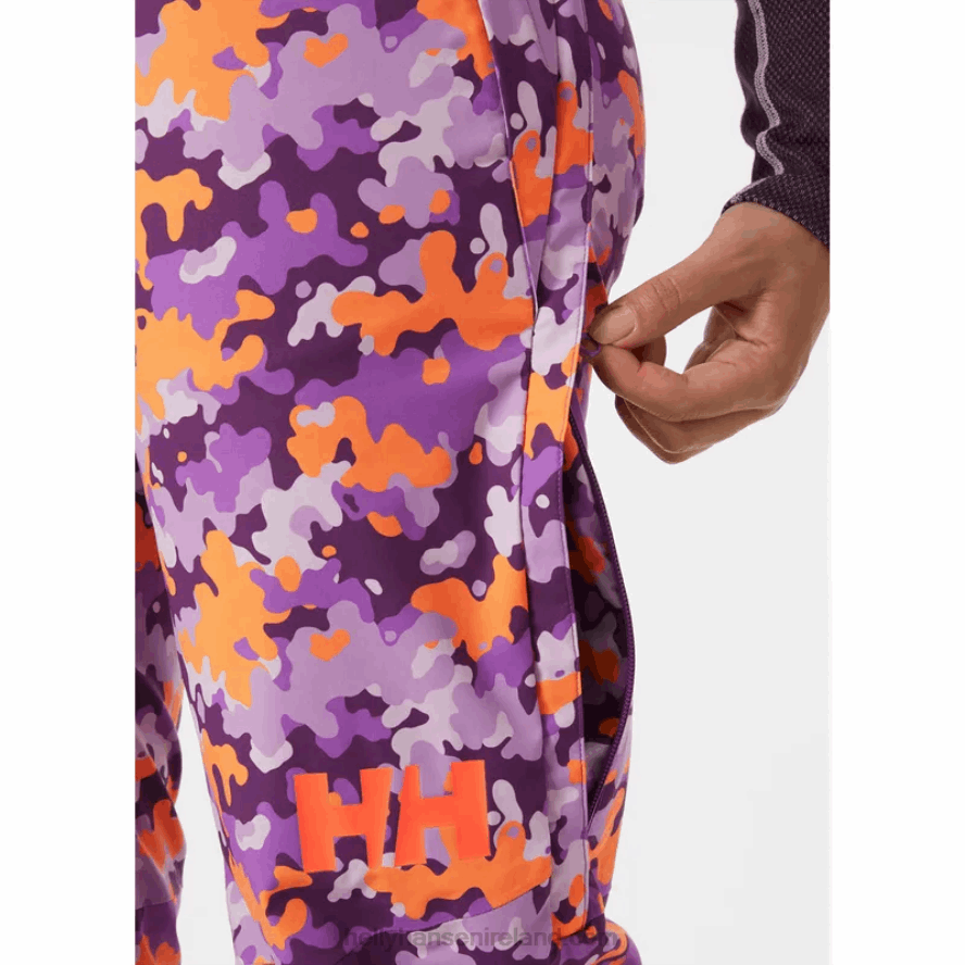 NAVY 8V222F1852 Helly-Hansen WOMEN'S POWDERQUEEN BIB SKI PANTS