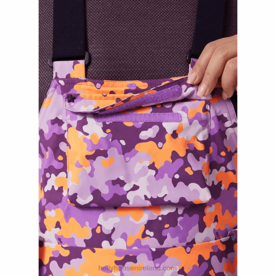 NAVY 8V222F1852 Helly-Hansen WOMEN'S POWDERQUEEN BIB SKI PANTS