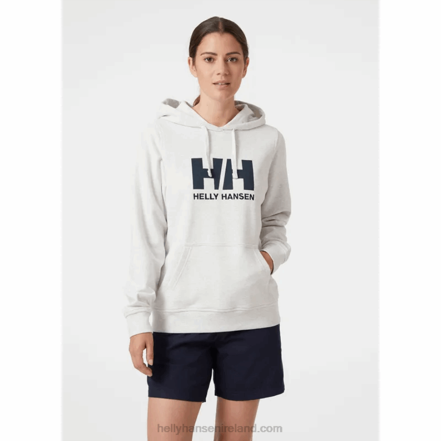 RED 8V222F1895 Helly-Hansen WOMEN'S HH LOGO HOODIE
