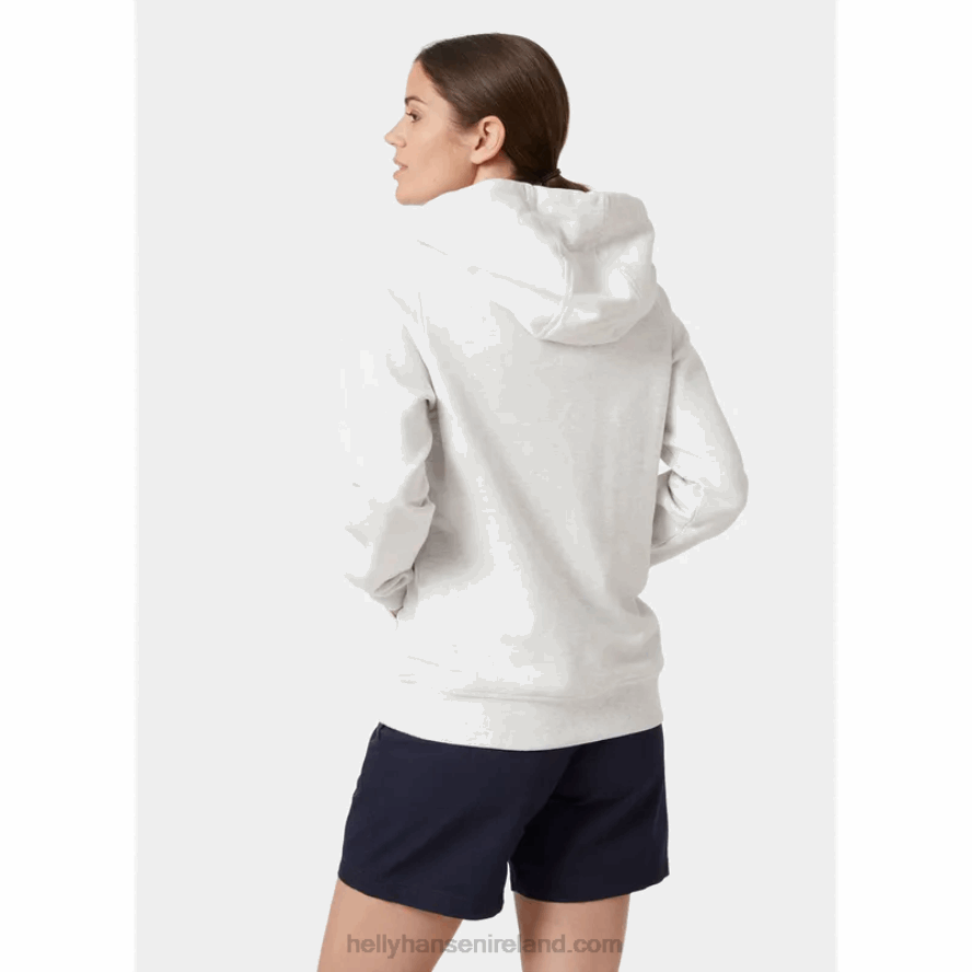 RED 8V222F1895 Helly-Hansen WOMEN'S HH LOGO HOODIE