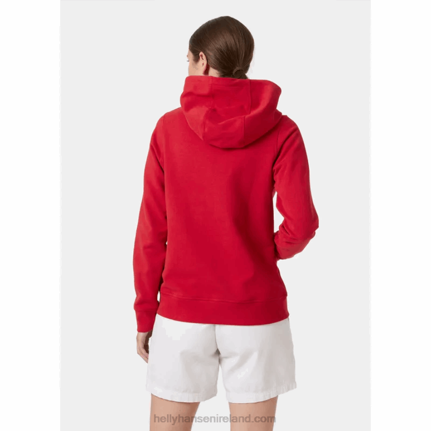 WHITE 8V222F1894 Helly-Hansen WOMEN'S HH LOGO HOODIE
