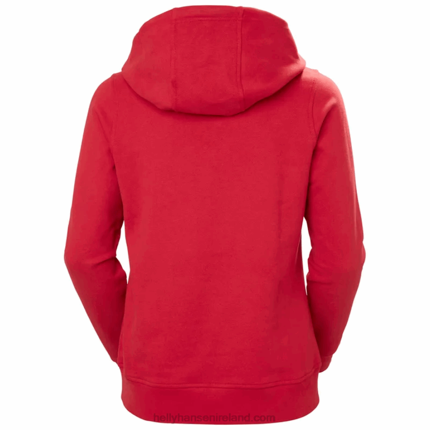 WHITE 8V222F1894 Helly-Hansen WOMEN'S HH LOGO HOODIE