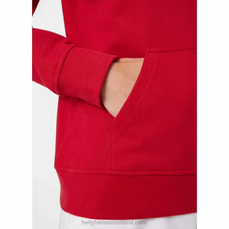 WHITE 8V222F1894 Helly-Hansen WOMEN'S HH LOGO HOODIE