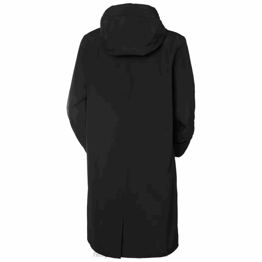 BLACK 8V222F1533 Helly-Hansen WOMEN'S URB LAB RAINCOAT