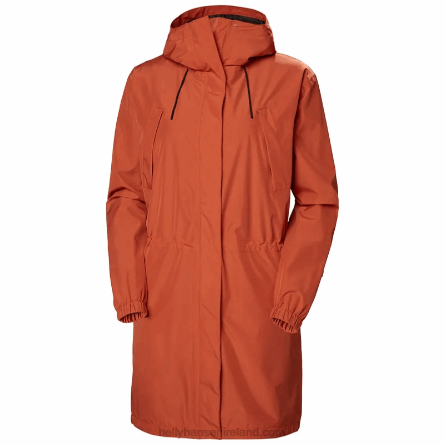 BLACK 8V222F1534 Helly-Hansen WOMEN'S T2 RAINCOAT