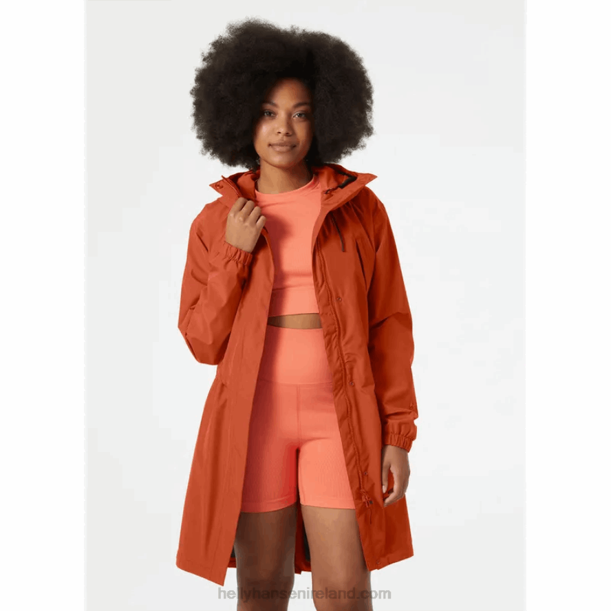 BLACK 8V222F1534 Helly-Hansen WOMEN'S T2 RAINCOAT