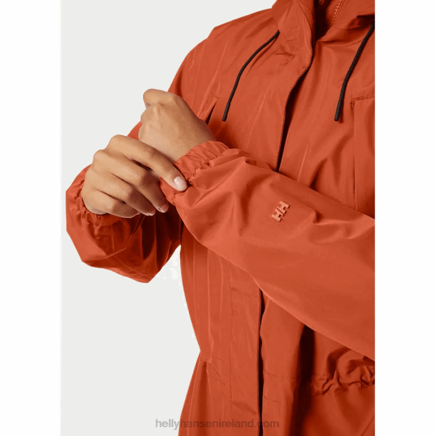 BLACK 8V222F1534 Helly-Hansen WOMEN'S T2 RAINCOAT