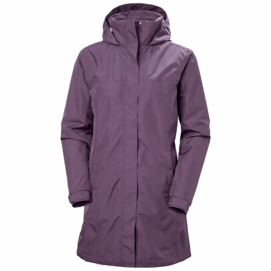 BLACK 8V222F1625 Helly-Hansen WOMEN'S ADEN INSULATED RAIN COAT
