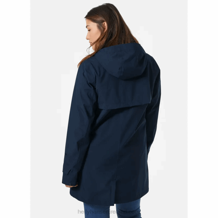 BLACK 8V222F2232 Helly-Hansen WOMEN'S SANNA RAINCOAT