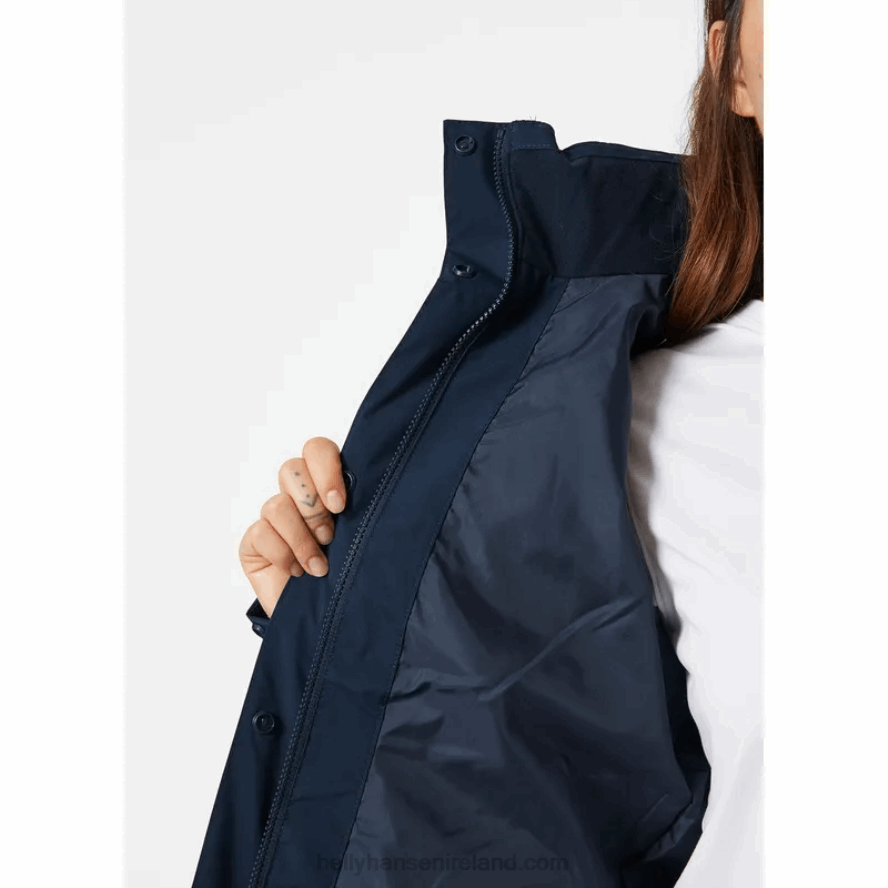 BLACK 8V222F2232 Helly-Hansen WOMEN'S SANNA RAINCOAT