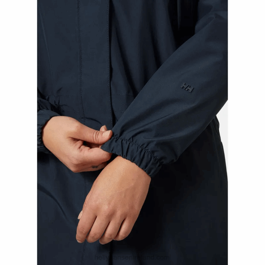 HH KHAKI 8V222F1536 Helly-Hansen WOMEN'S T2 RAINCOAT