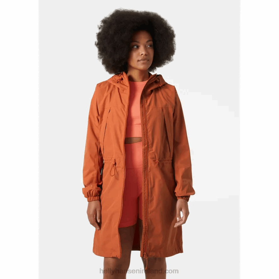 NAVY 8V222F2244 Helly-Hansen WOMEN'S ESSENCE RAINCOAT