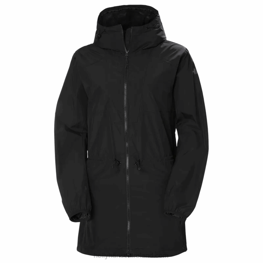 SNOW 8V222F2237 Helly-Hansen WOMEN'S ESSENCE MID-LENGTH RAINCOAT